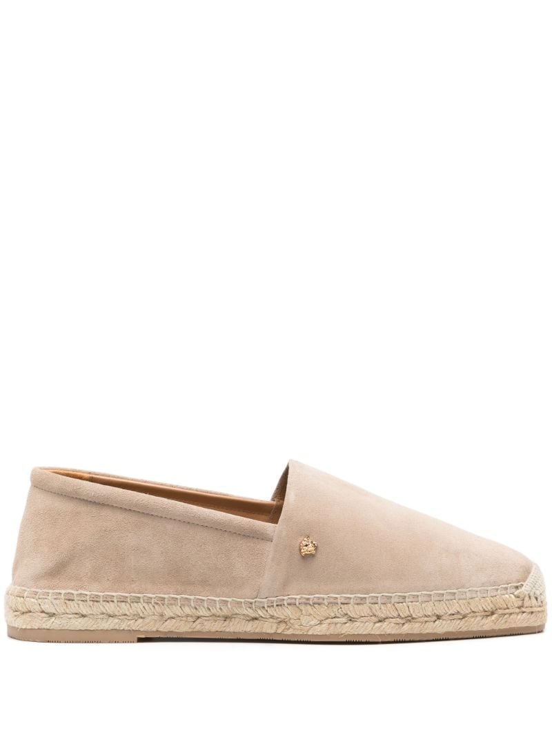 Neutral Medusa Suede Espadrilles