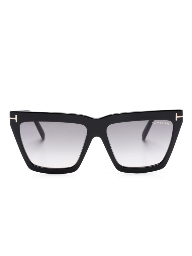 Black Eden Geometric-frame Sunglasses