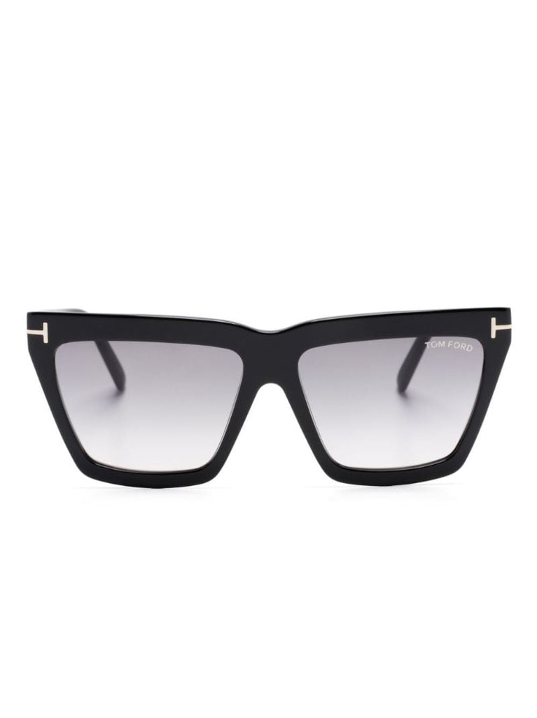 Black Eden Geometric-frame Sunglasses