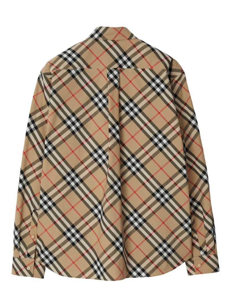 Neutral Vintage Check Cotton Shirt