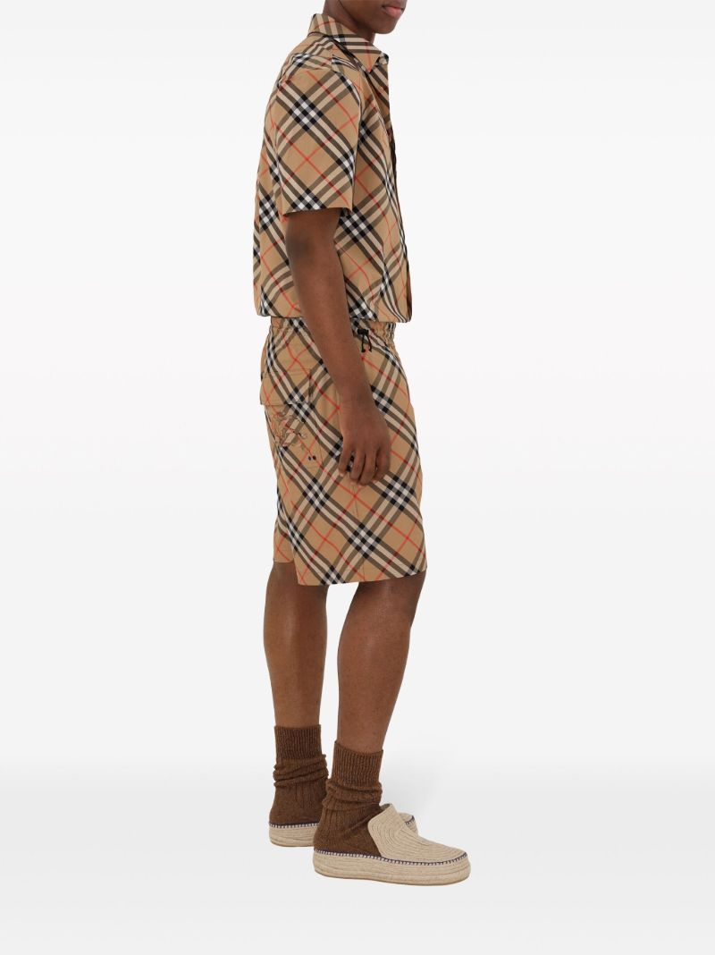 Neutral Vintage Check Cotton Shirt