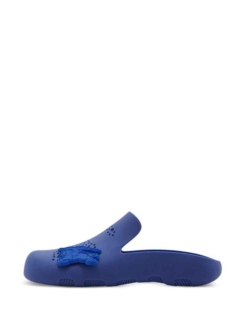 Blue Stingray Perforated Slippers