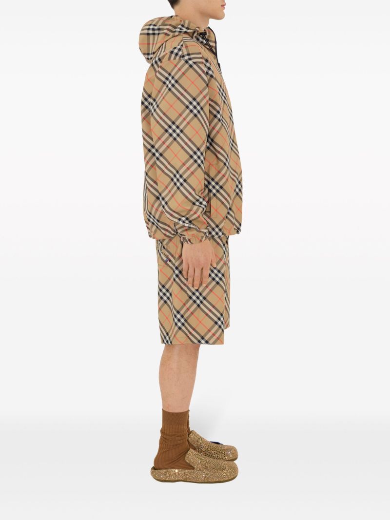 Neutral Vintage Check Reversible Jacket