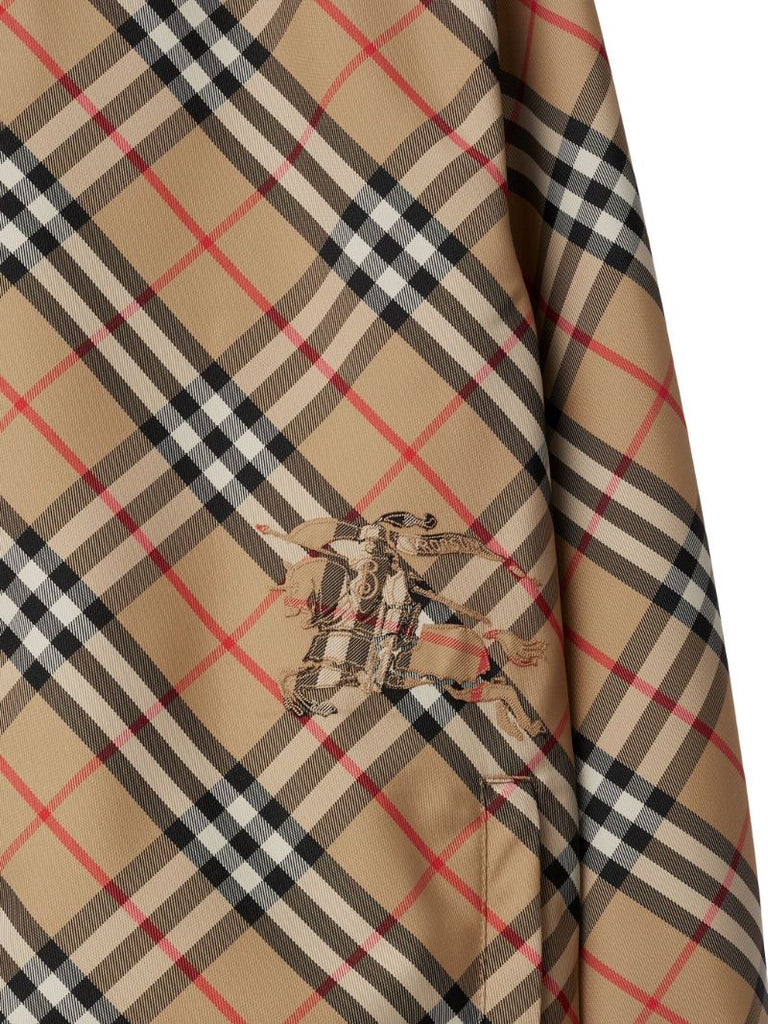 Neutral Vintage Check Reversible Jacket