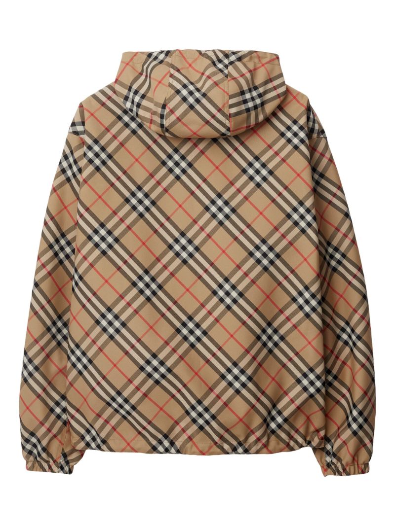 Neutral Vintage Check Reversible Jacket