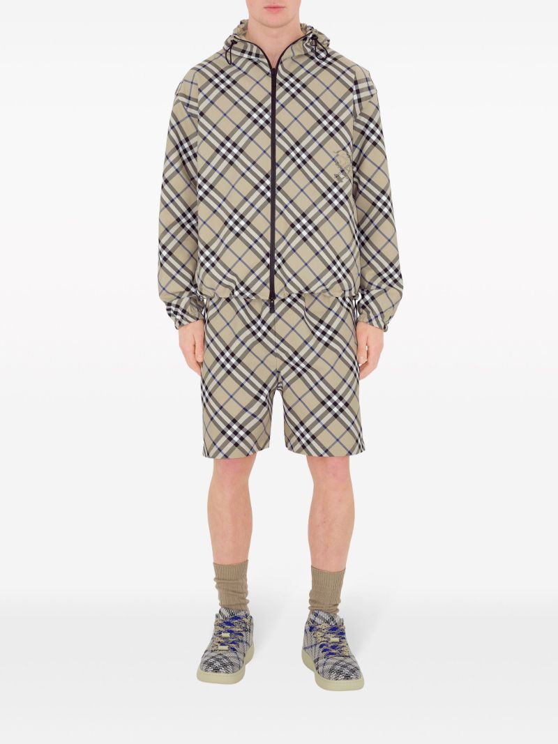 Neutral Box Chequered Sneakers