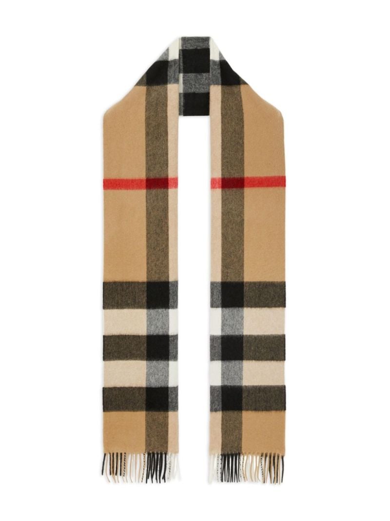 Vintage Check Cashmere Scarf