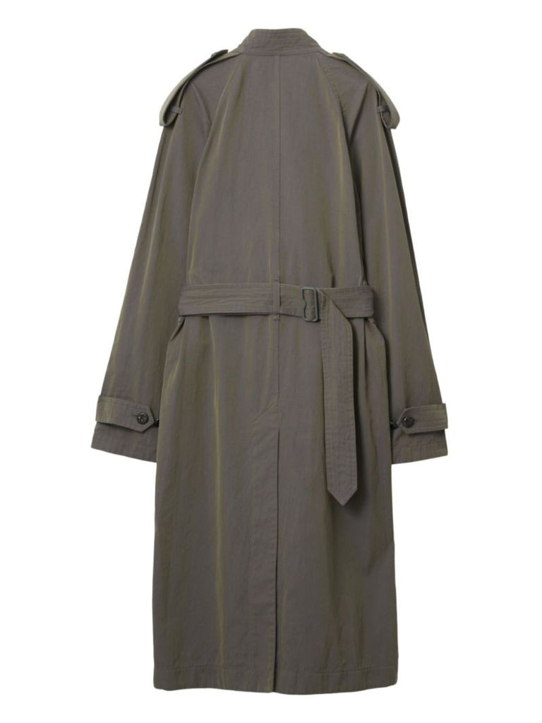 Grey Changeant Trench Dress