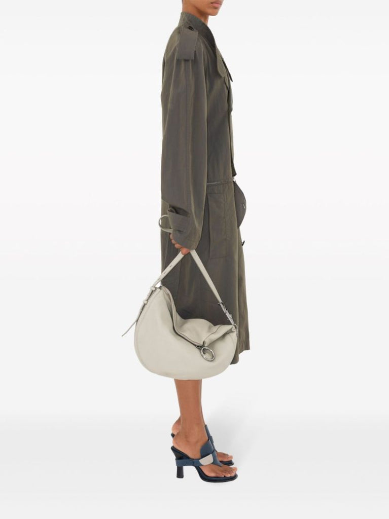 Grey Changeant Trench Dress