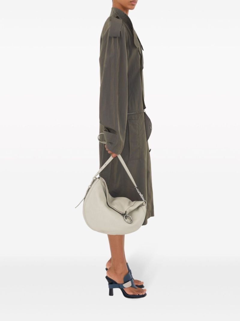 Grey Changeant Trench Dress