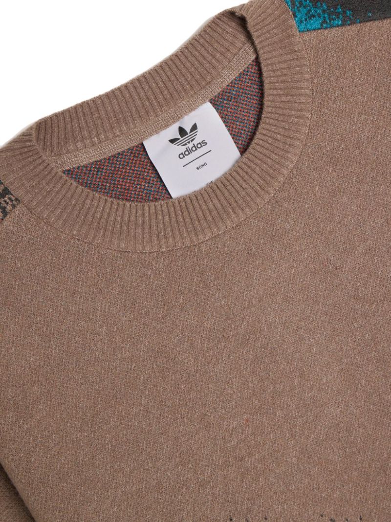 X Sftm Brown Logo-print Cotton Hoodie
