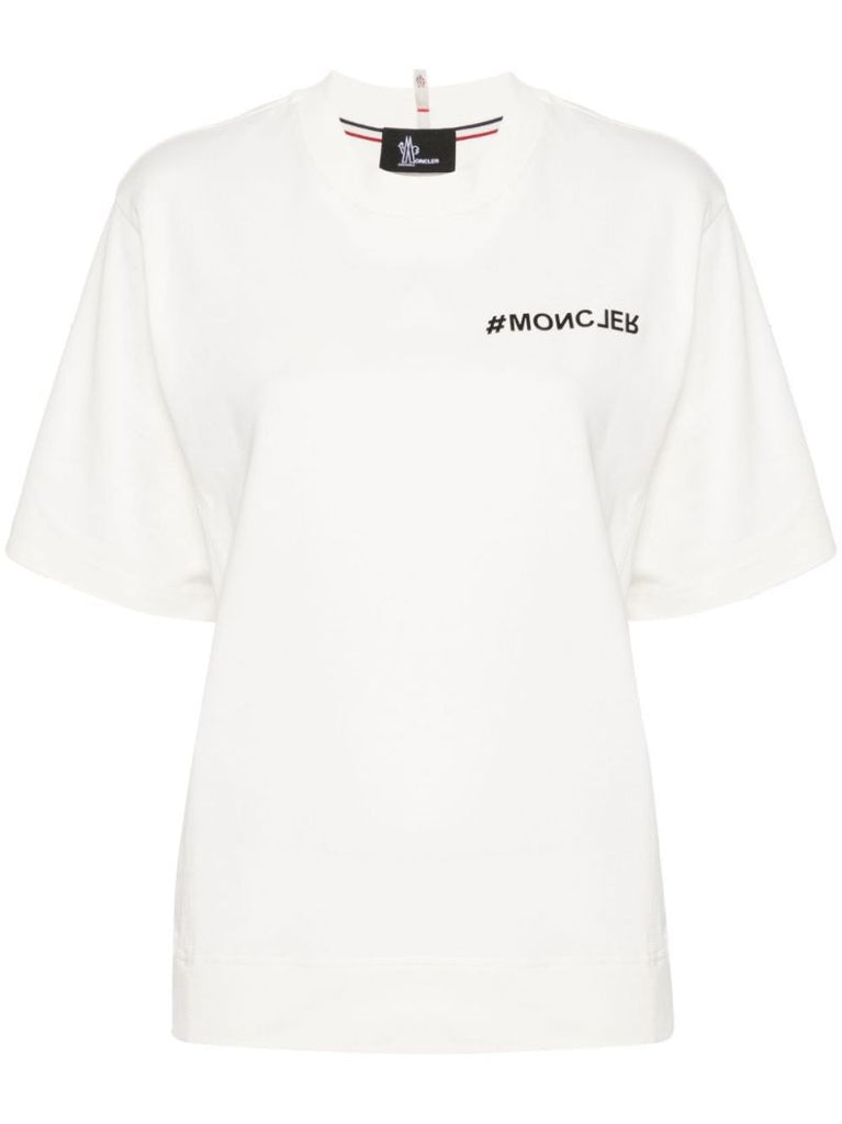 White Daynamic Logo-print Cotton T-shirt