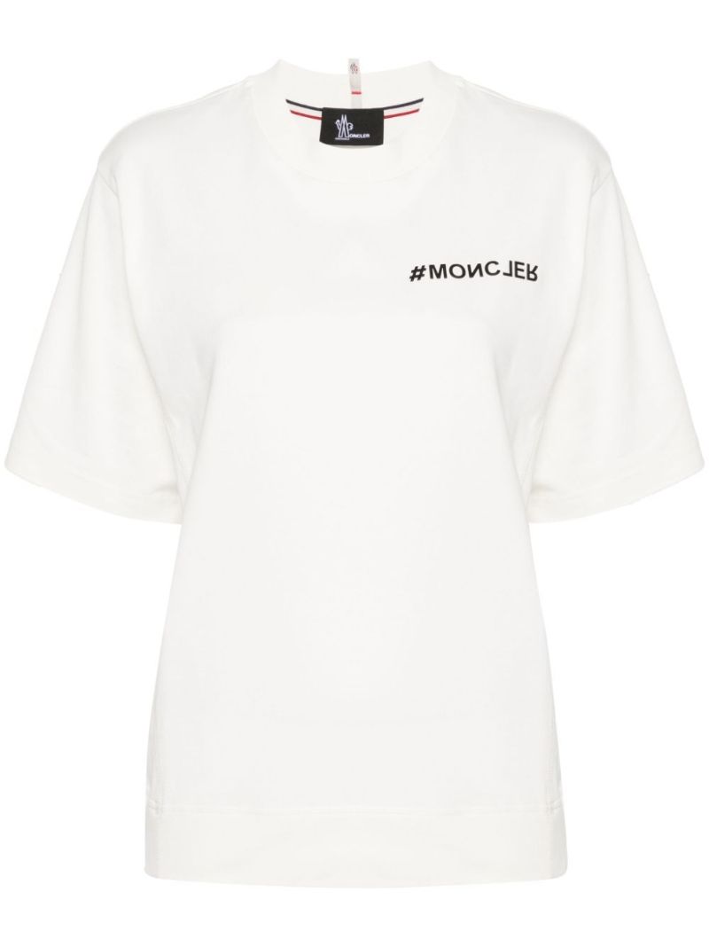 White Daynamic Logo-print Cotton T-shirt