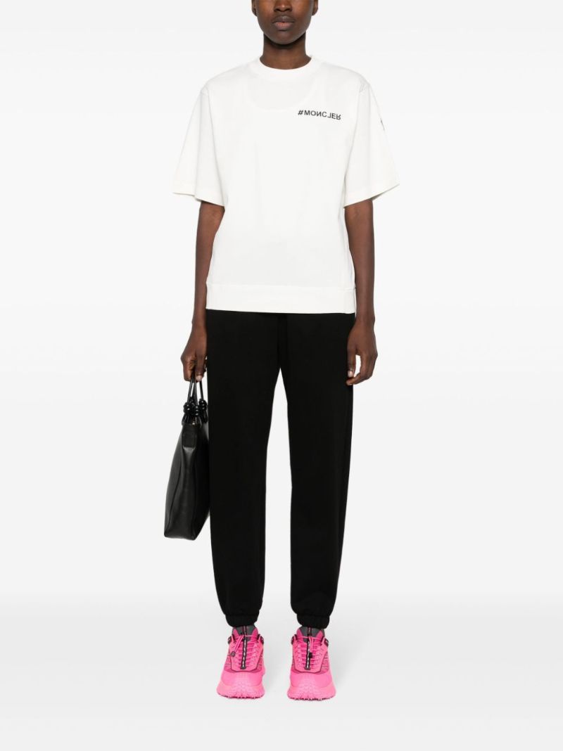 White Daynamic Logo-print Cotton T-shirt