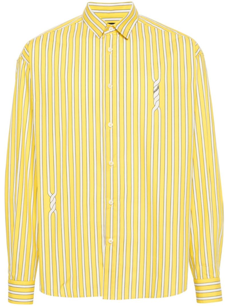 Yellow La Chemise Simon Striped Shirt