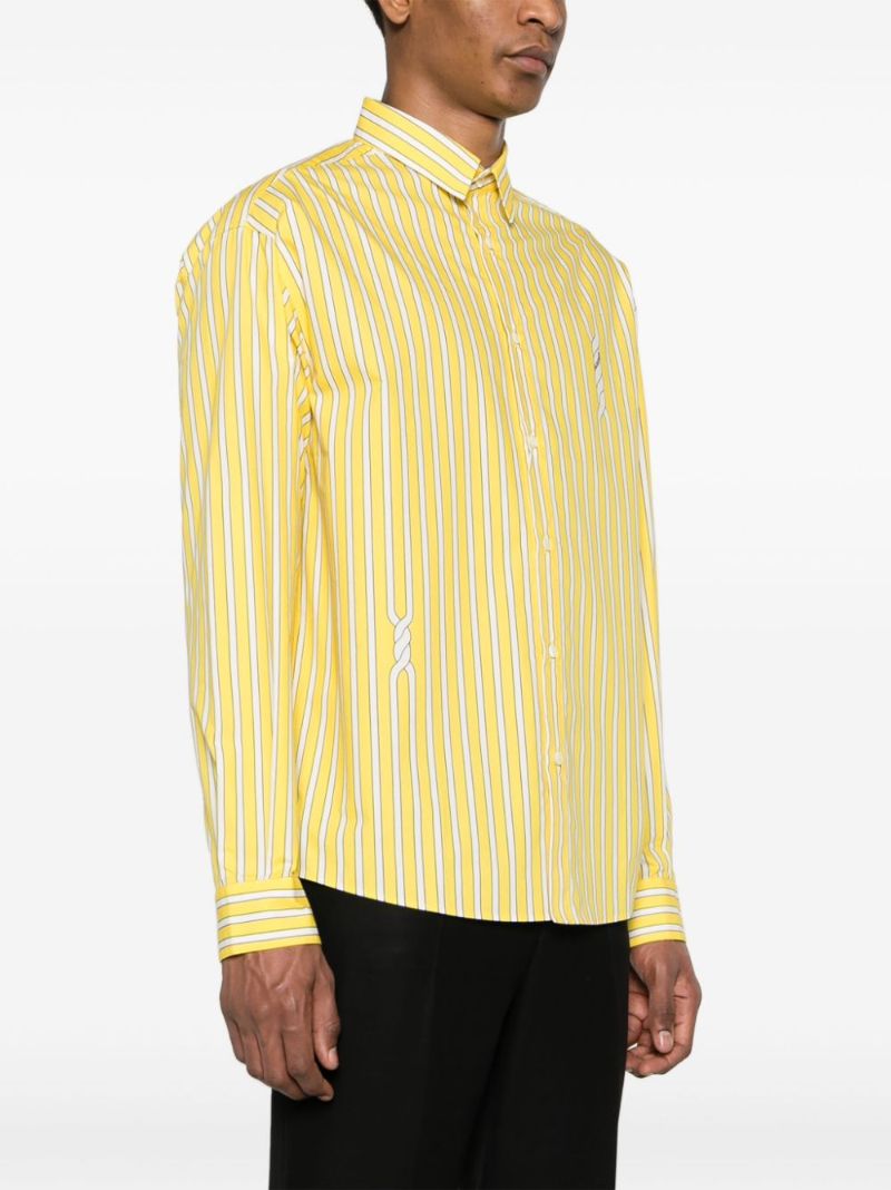 Yellow La Chemise Simon Striped Shirt
