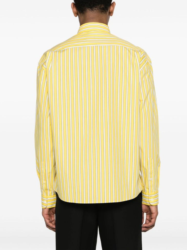 Yellow La Chemise Simon Striped Shirt