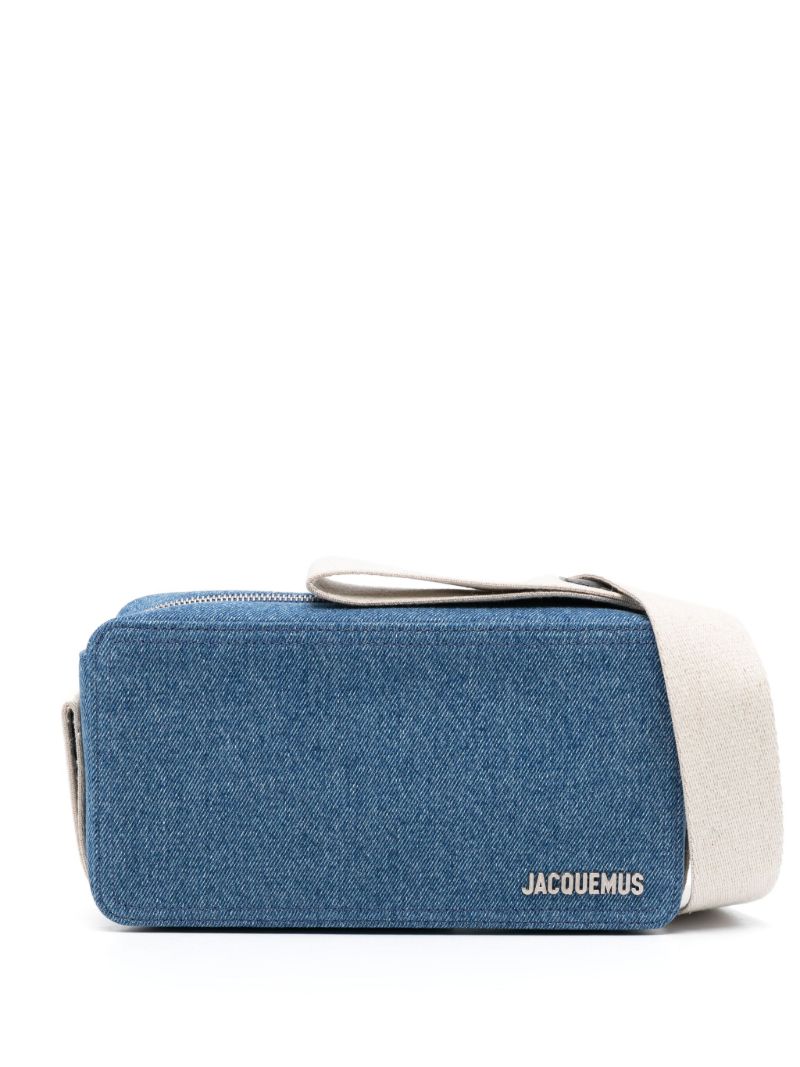 Blue Le Cuerda Horizontal Messenger Bag
