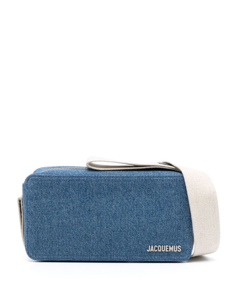 Blue Le Cuerda Horizontal Messenger Bag