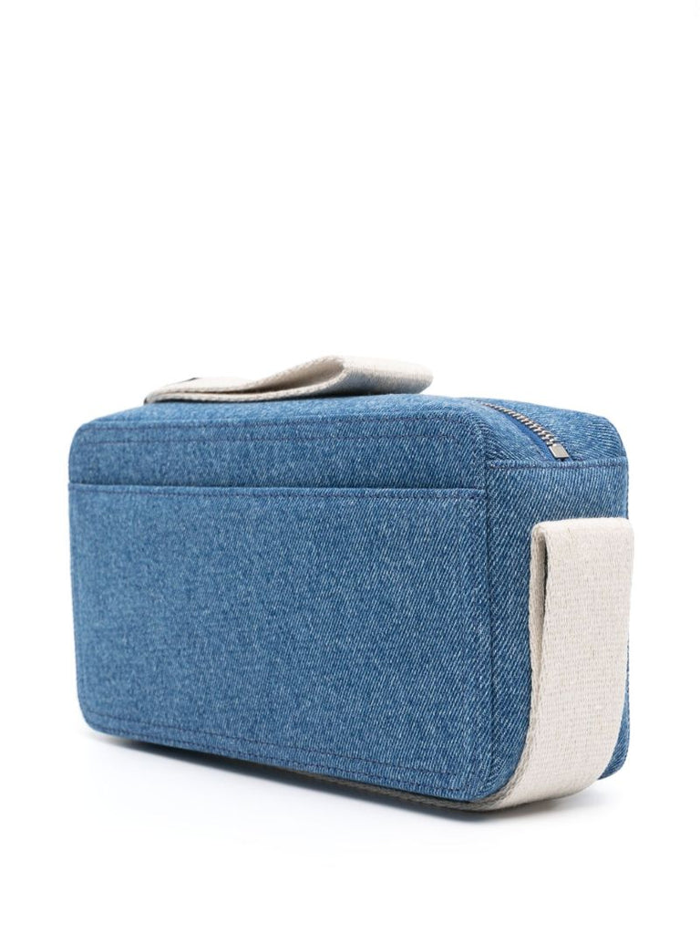 Blue Le Cuerda Horizontal Messenger Bag