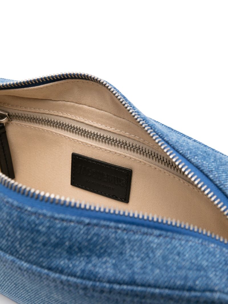 Blue Le Cuerda Horizontal Messenger Bag