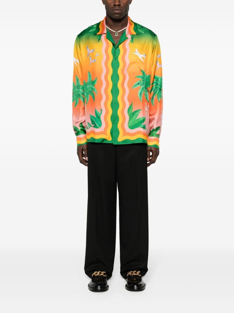 Orange Tennis Club En Fleur Shirt