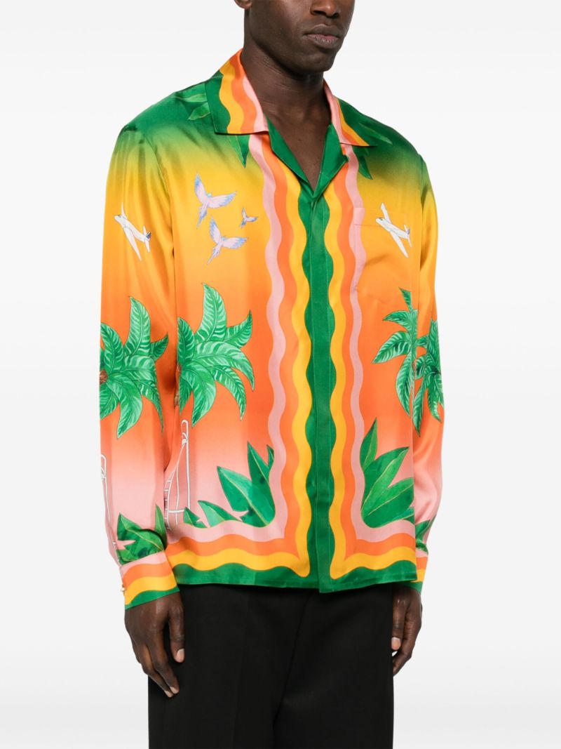 Orange Tennis Club En Fleur Shirt