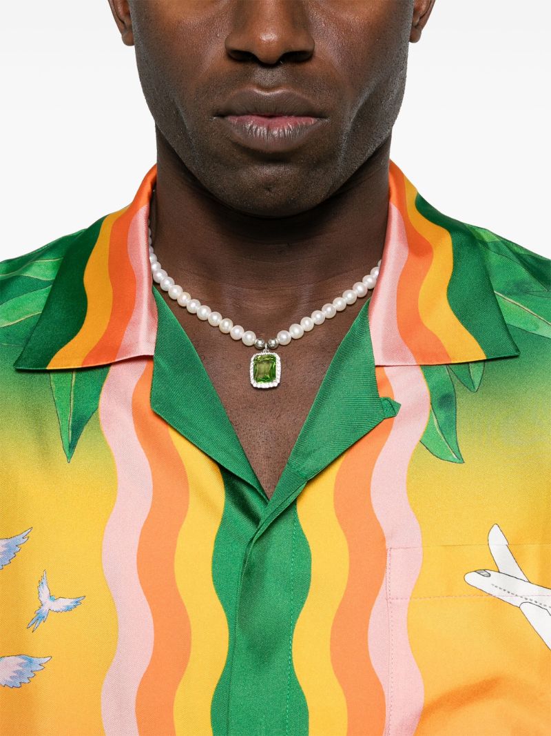 Orange Tennis Club En Fleur Shirt
