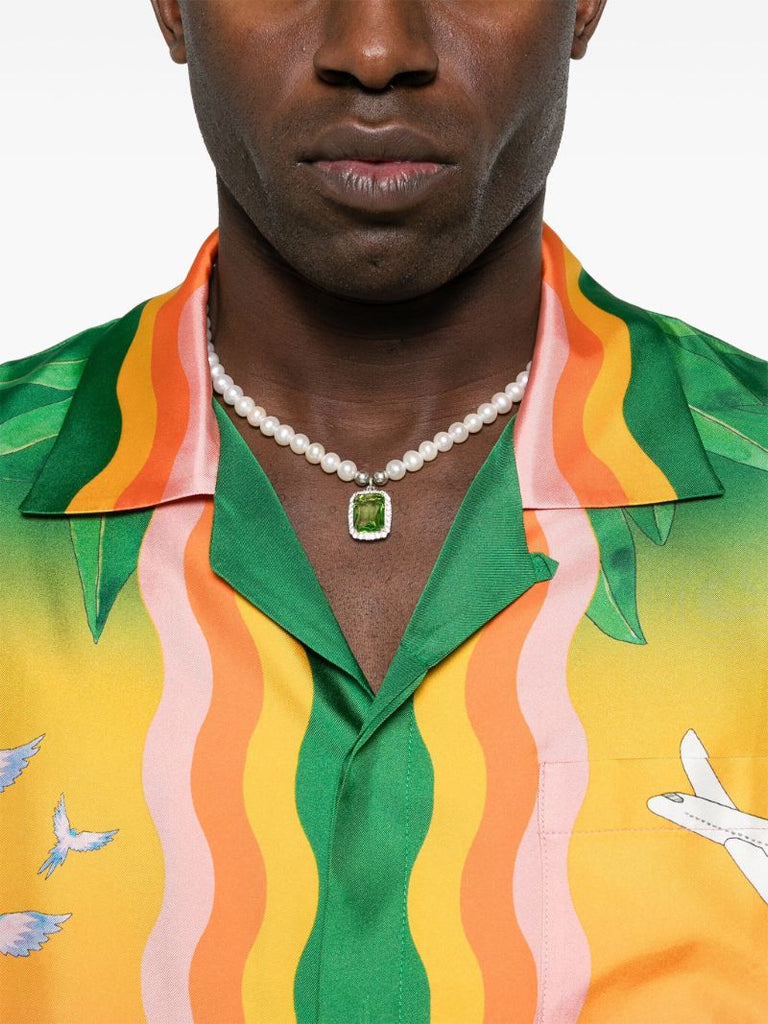 Orange Tennis Club En Fleur Shirt