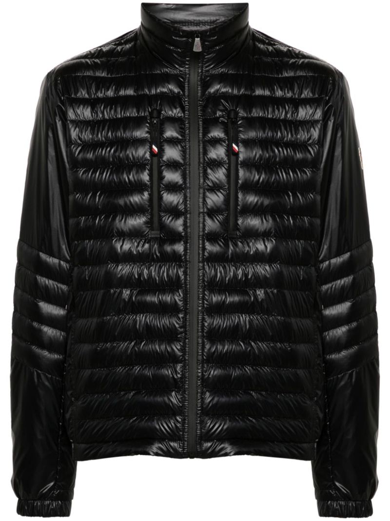 Black High-shine Padded Jacket