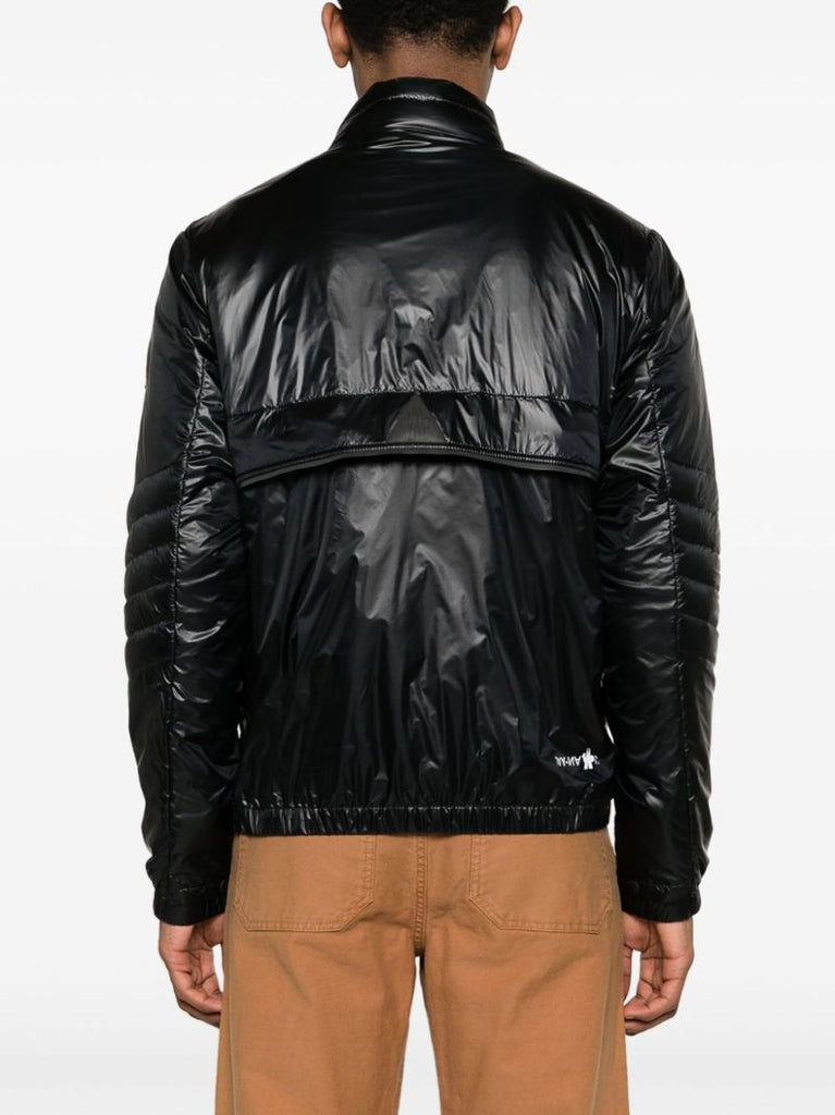 Black High-shine Padded Jacket