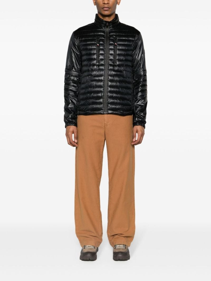 Black High-shine Padded Jacket