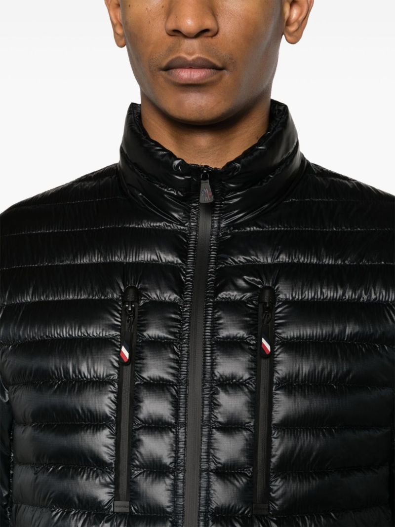 Black High-shine Padded Jacket
