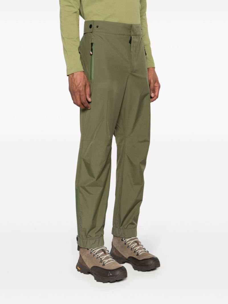 Green Waterproof Tapered Trousers