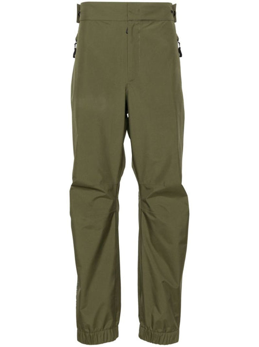 Green Waterproof Tapered Trousers