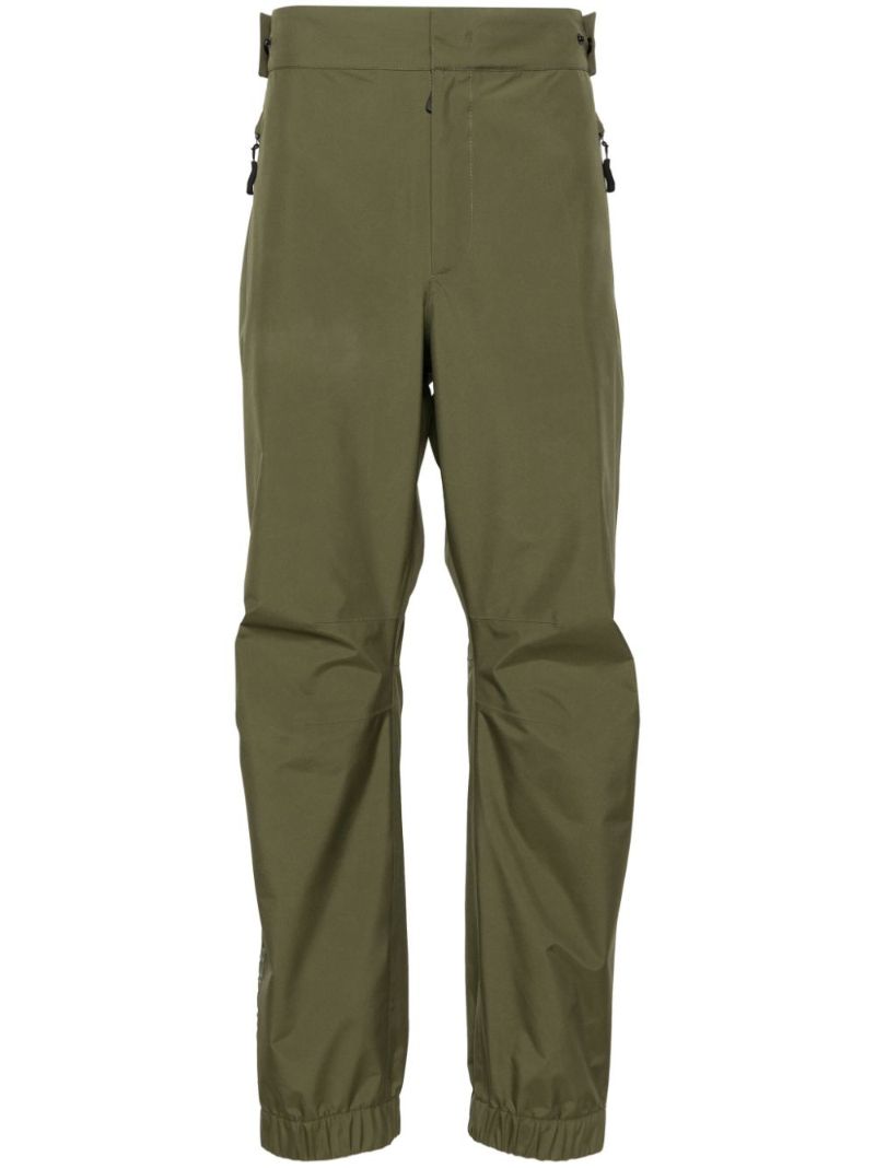 Green Waterproof Tapered Trousers
