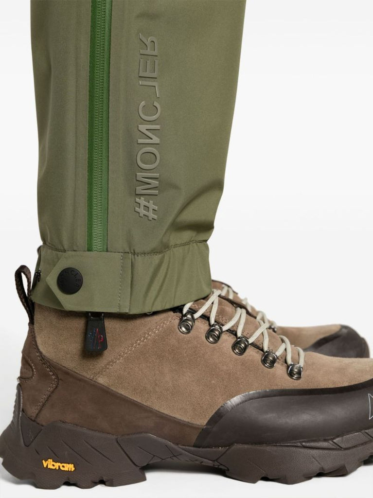 Green Waterproof Tapered Trousers