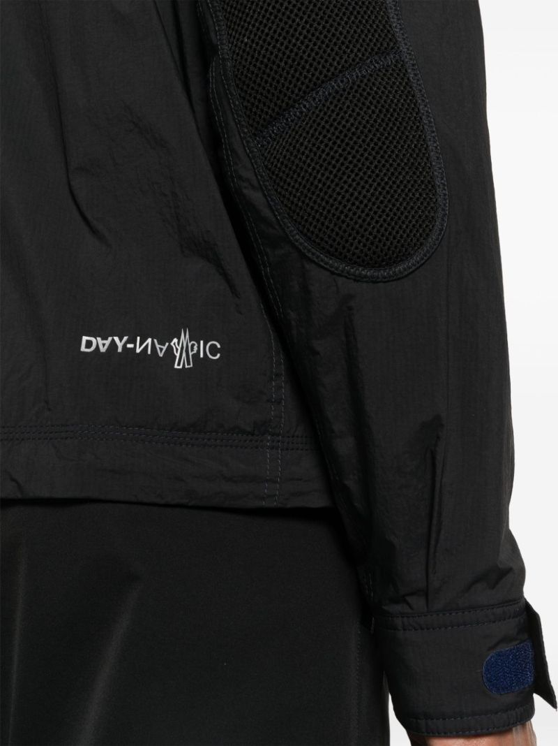 Black Ripstop Hooded Jacket