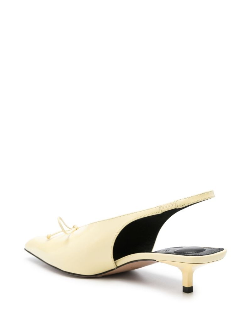 Yellow Cubisto 40 Leather Pumps