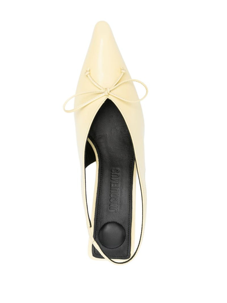 Yellow Cubisto 40 Leather Pumps