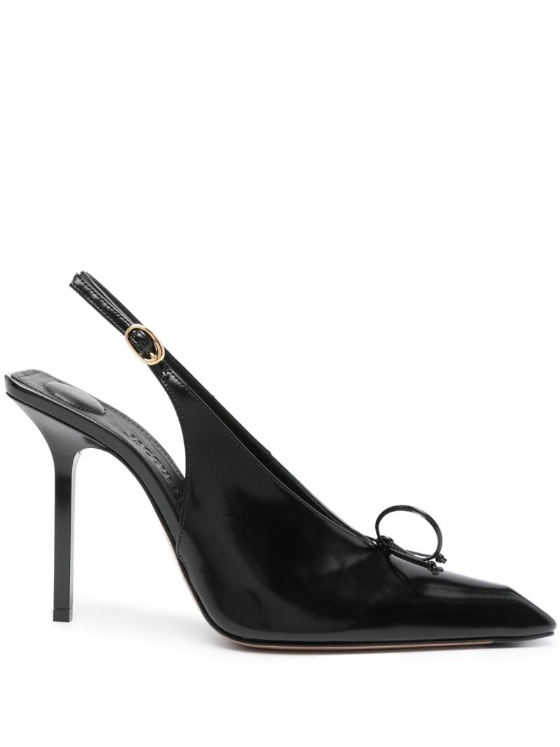 Black Cubisto 100 Leather Pumps