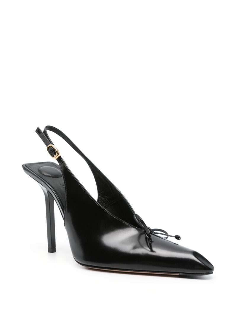 Black Cubisto 100 Leather Pumps
