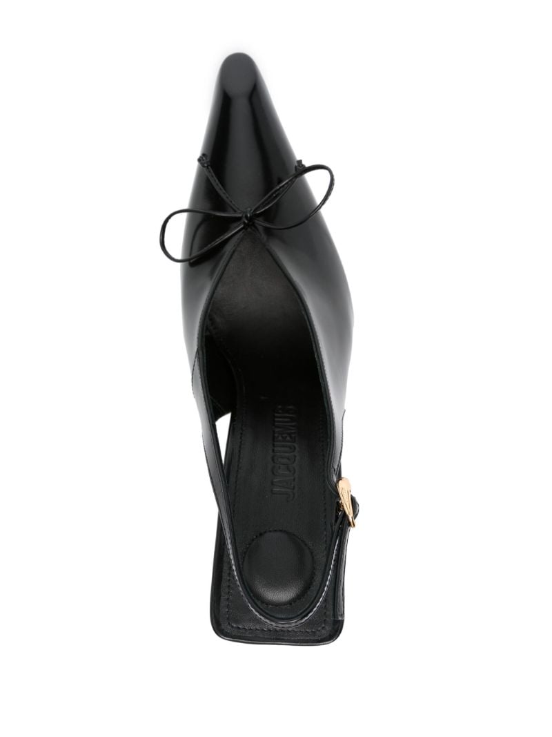 Black Cubisto 100 Leather Pumps