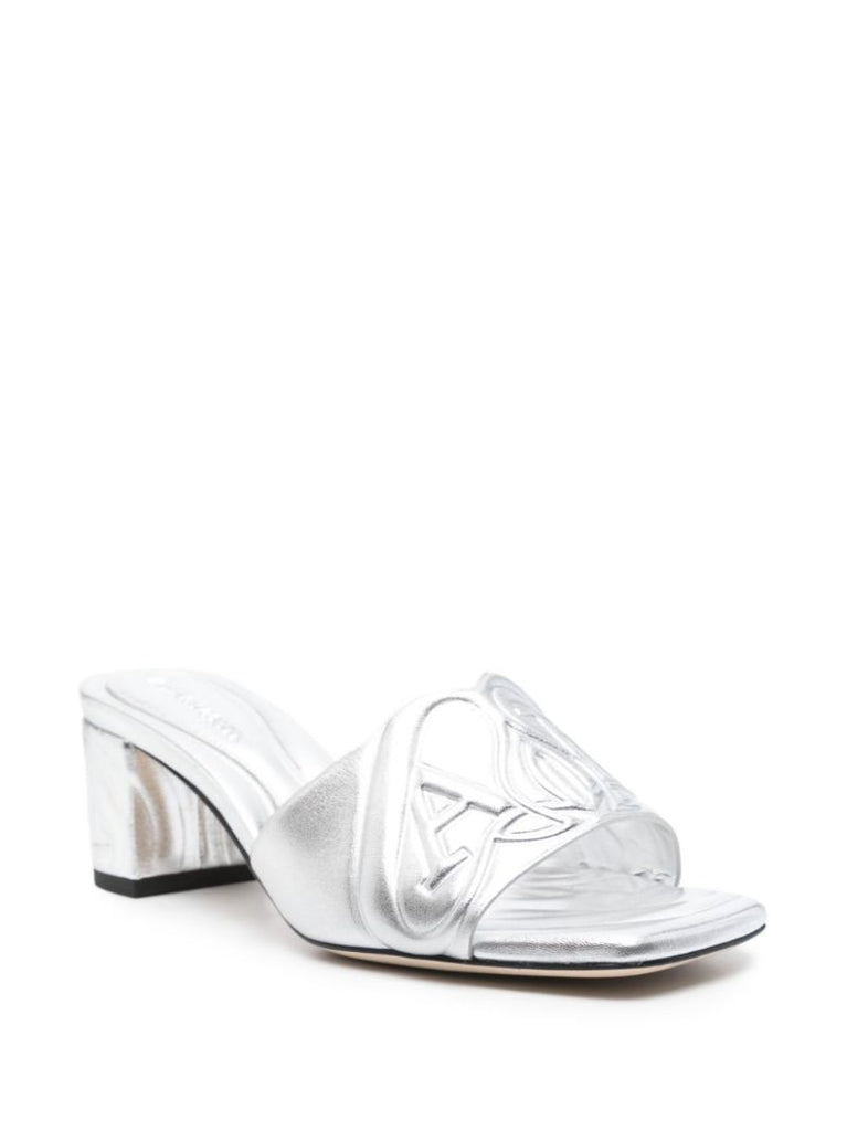 Silver Seal 60 Leather Mules