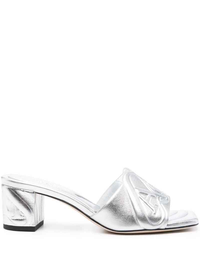 Silver Seal 60 Leather Mules