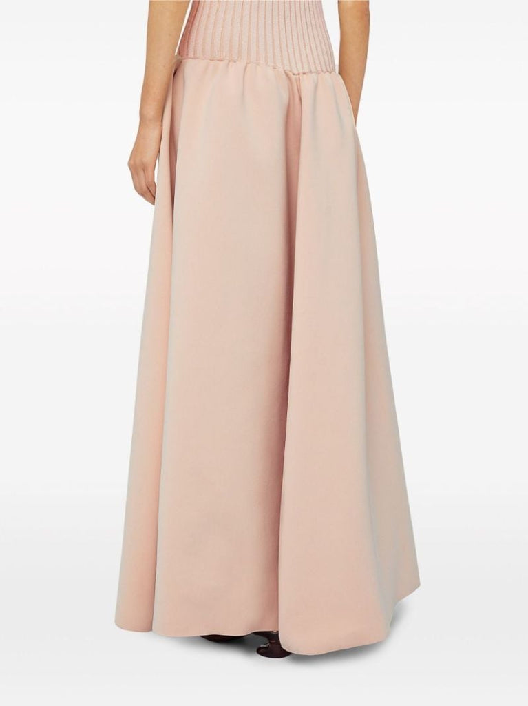 Pink Panelled Maxi Dress