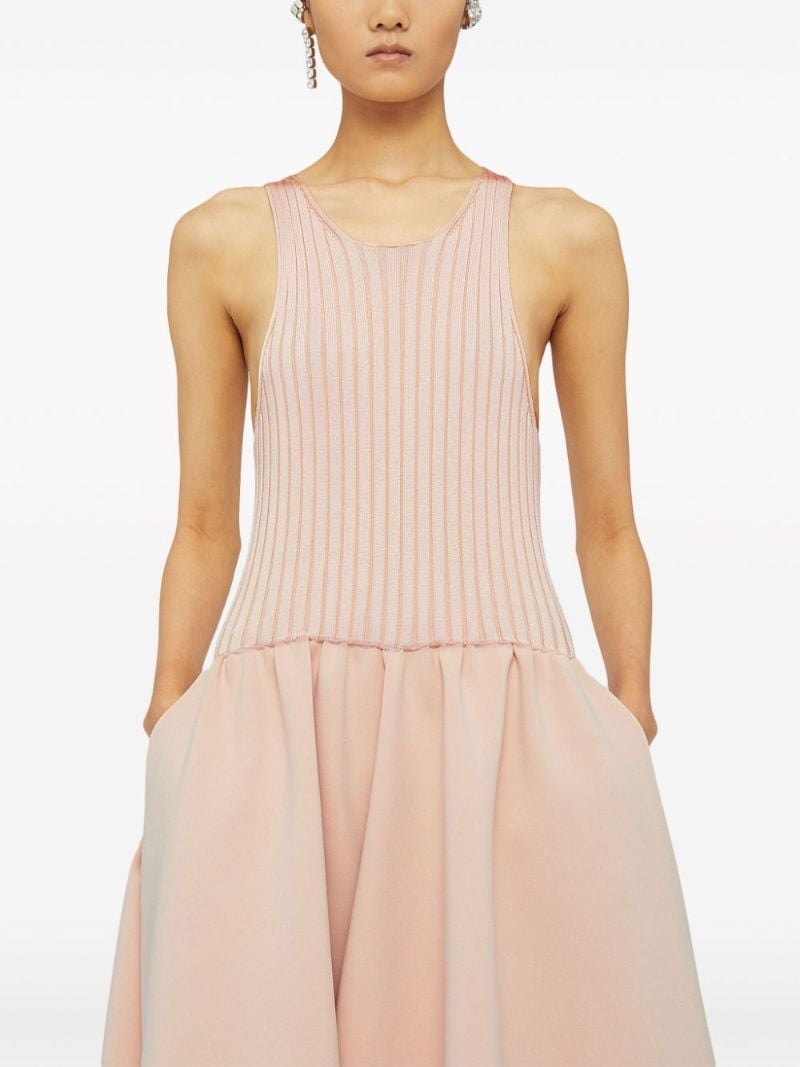Pink Panelled Maxi Dress
