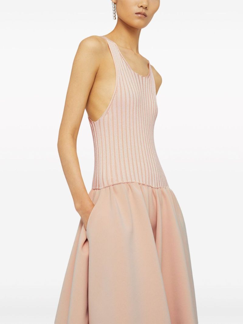Pink Panelled Maxi Dress