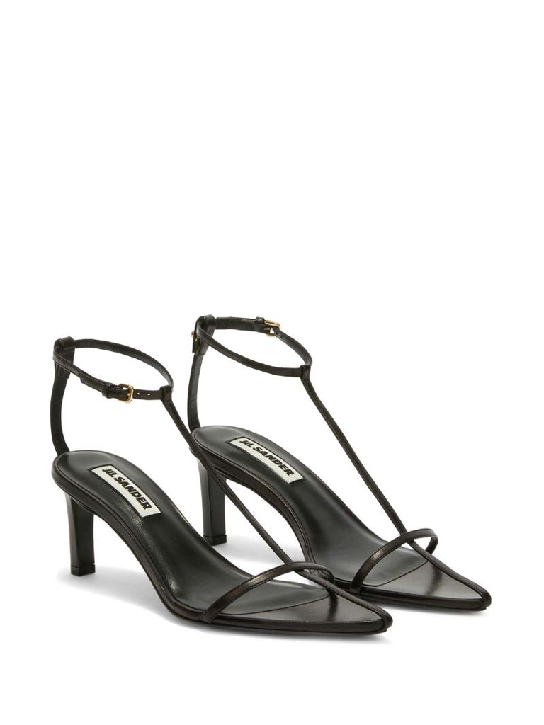 Black Leather Sandals