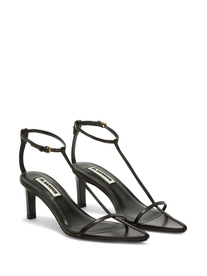 Black Leather Sandals